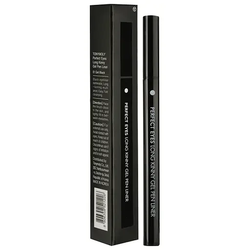 Підводка для очей Tony Moly Perfect Long Kinny Gel Pen Liner тон 01 чорна 0.5 г