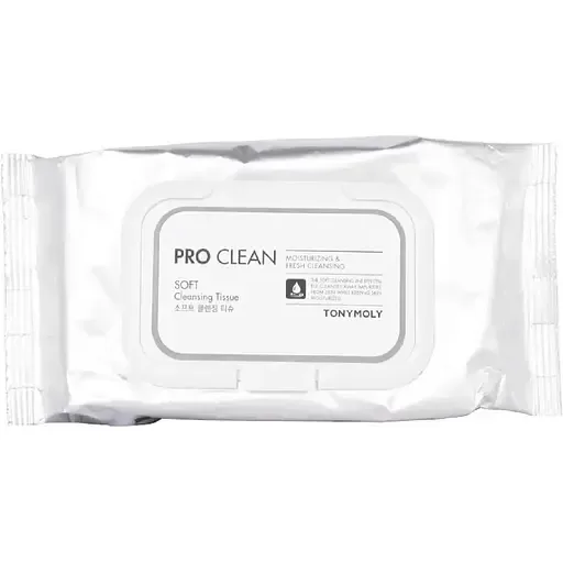 Серветки для зняття макіяжу Tony Moly Pro Clean Soft Cleansing Tissue 50 шт.
