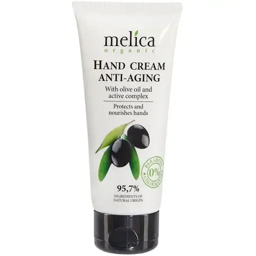Крем для рук Melica Organic Омолоджувальний з оливковою олією та активними компонентами 100 мл
