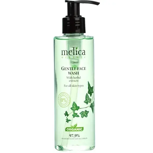 Очищувальний засіб для обличчя Melica Organic з рослинними екстрактами 200 мл