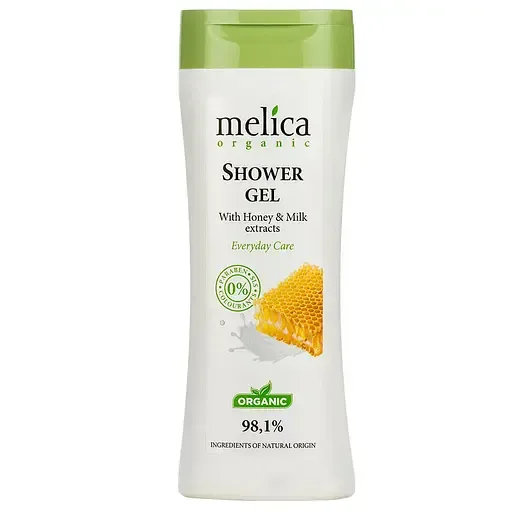 Гель Melica Organic для душа з медом і молоком 250 мл
