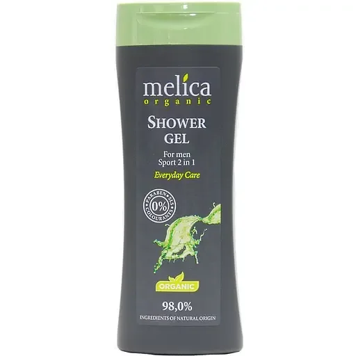 Гель Melica Organic для душу спорт 2 в 1 для чоловіків 250 мл