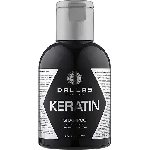 Шампунь Dalas Keratin з колагеном і молочним протеїном 1 л
