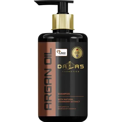 Шампунь Dalas Argan Oil з натуральною витяжкою журавлини та аргановою олією 1 л