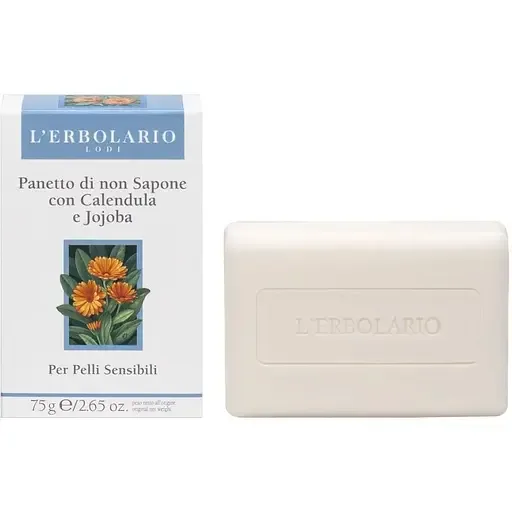 Мило для обличчя L'Erbolario Panetto Di Non Sapone з календулою та жожоба без лугу 100 г
