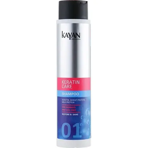 Шампунь для пошкодженого та тьмяного волосся Kayan Professional Keratin Care 400 мл