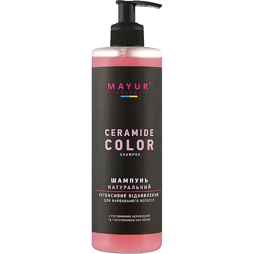 Шампунь для інтенсивного відновлення фарбованого волосся Mayur Ceramide Color 500 мл