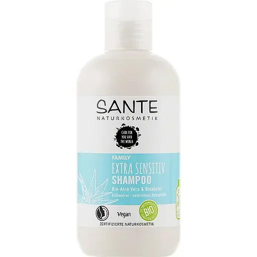 Біошампунь для чутливої шкіри голови Sante Extra Sensitive Алое вера і бісаболол