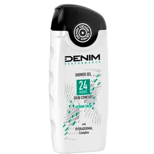 Гель для душу Denim Extreme Fresh, з гідродермальним комплексом, 250 мл