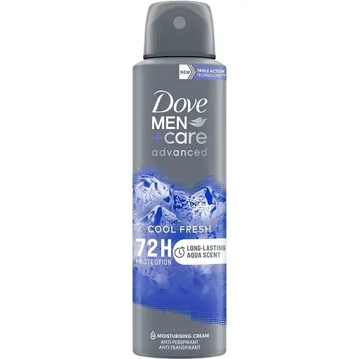 Антиперспірант Dove Men+Care Прохолодна свіжість 72 години 150 мл