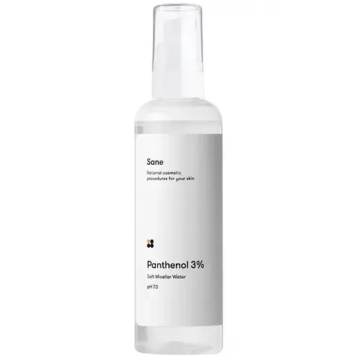 Міцелярна вода Sane Panthenol 3% для чутливої шкіри