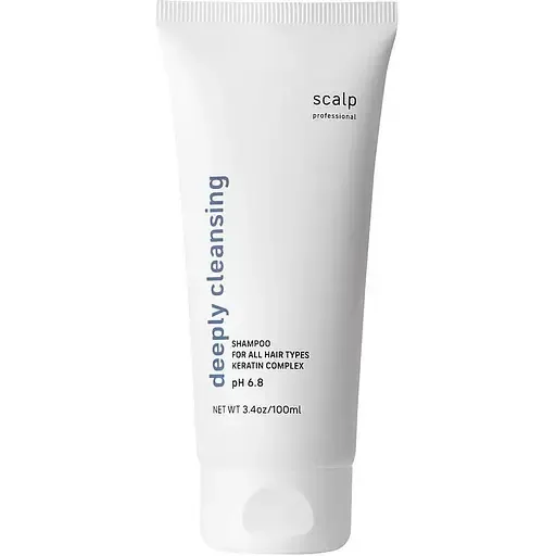 Очищувальний шампунь для волосся Scalp Deeply Cleansing з кератином та протеїнами