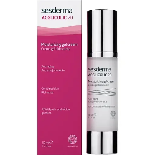 Зволожуючий крем-гель для обличчя Sesderma Acglicolic20 Moisturizing Cream-Gel 50 мл