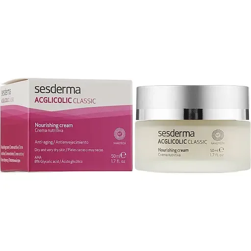 Живильний нічний крем для обличчя Sesderma Aclgicolic Classic Nourishing Cream, 50 мл