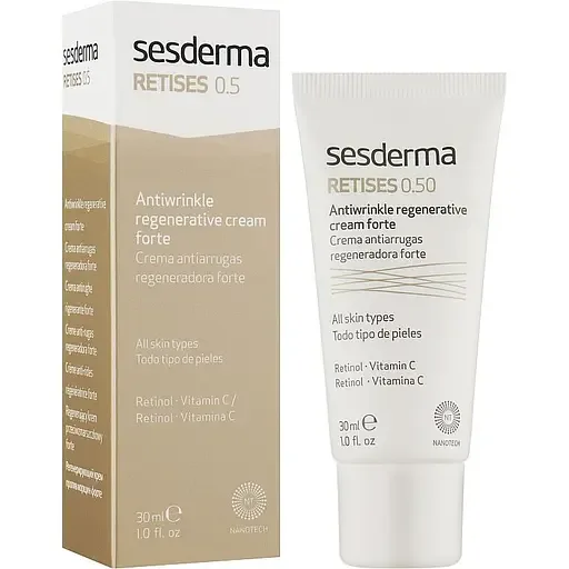 Регенеруючий крем проти зморшок Sesderma Retises 0.5% для всіх типів шкіри, 30 мл