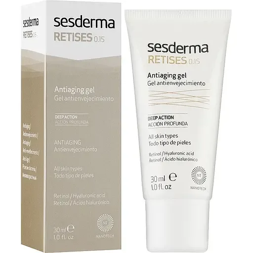 Омолоджуючий гель для обличчя Sesderma Retises Nano 0,15% Gel, з ретинолом, 30 мл