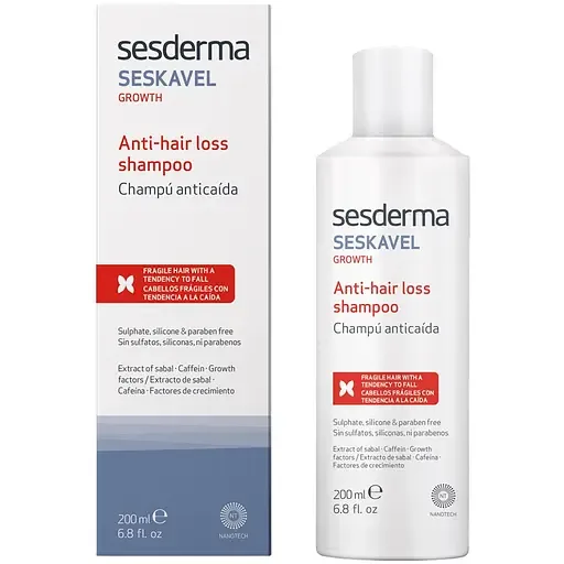 Шампунь проти випадіння волосся Seskavel Anti-Hair Loss Shampoo Sesderma, 200 мл
