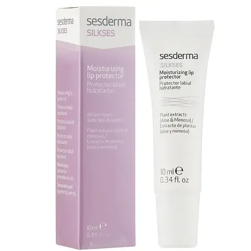 Зволожуючий та захисний крем для губ SesDerma Laboratories Silkses Moisturizing Lip Protector, 10 мл