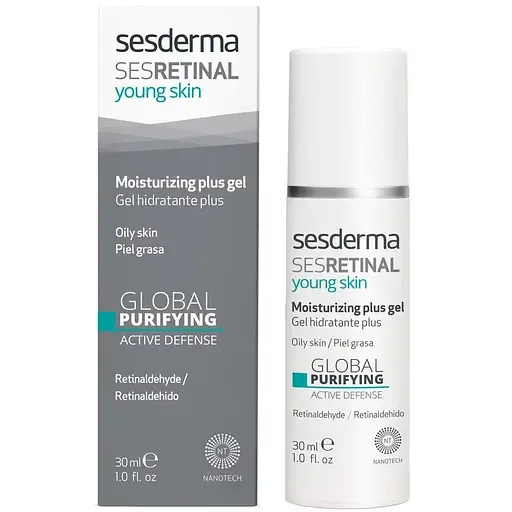 Зволожуючий гель для обличчя Sesderma Sesretinal Young Skin Moisturizing Plus Gel 30 мл