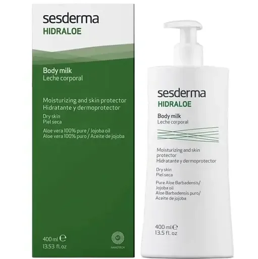 Зволожувальне молочко для тіла Sesderma Hidraloe із захисним ефектом 400 мл