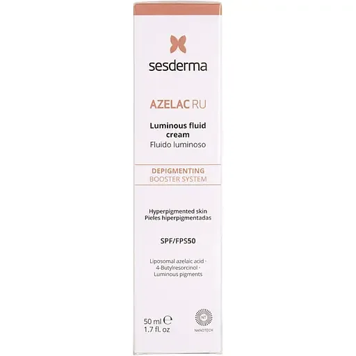 Освітлювальна емульсія для обличчя Sesderma Laboratories Azelac Luminous Fluid Cream, 50 мл