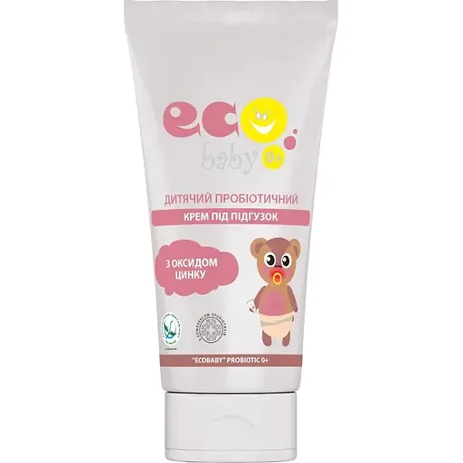 Дитячий пробіотичний крем під підгузок EcoBaby Prpbiotic 0+, 90 мл