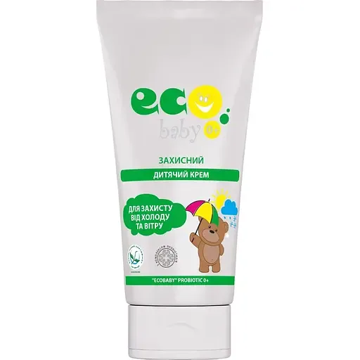 Захисний дитячий крем EcoBaby Prpbiotic 0+, 90 мл