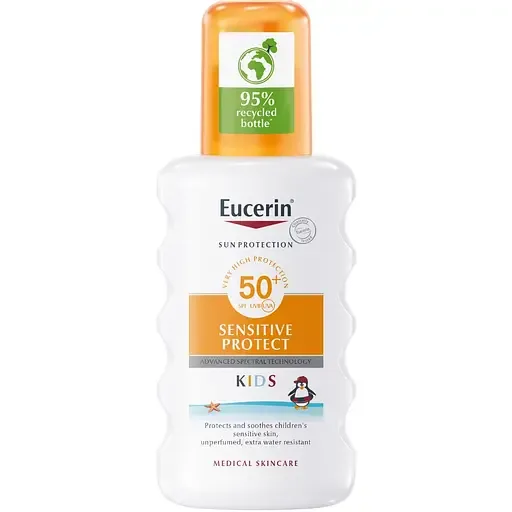 Дитячий сонцезахисний спрей Eucerin SPF 50, 200 мл