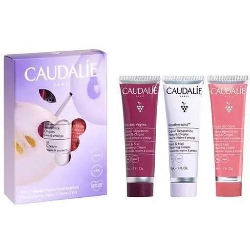 Набір кремів для рук Caudalie Hand cream Trio: Vinotherapist 30 мл + Thé des Vignes 30 мл + Rose de Vigne 30 мл