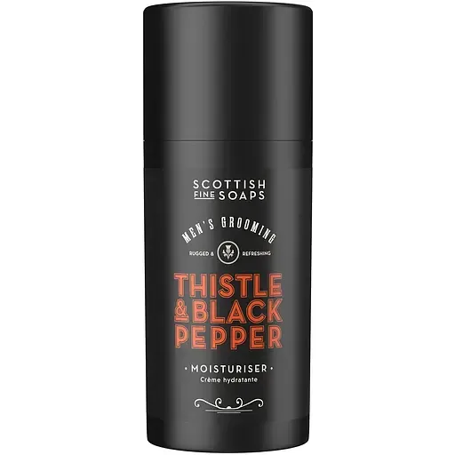 Зволожувальний крем для обличчя Scottish Fine Soaps Men's Grooming Thistle & Black Pepper 100 мл (5016365018326)