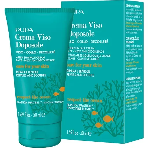 Крем після засмаги Pupa After Sun Face Cream для обличчя, шиї та декольте, 50 мл (1067474)