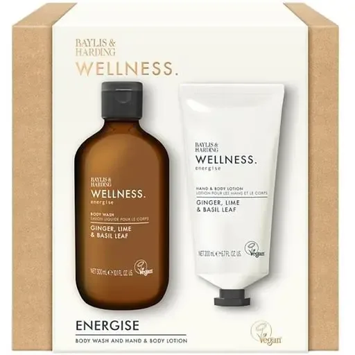 Набір для догляду за тілом Baylis & Harding Wellness Energise: Гель для душу 300 мл + Лосьйон для рук та тіла 200 мл