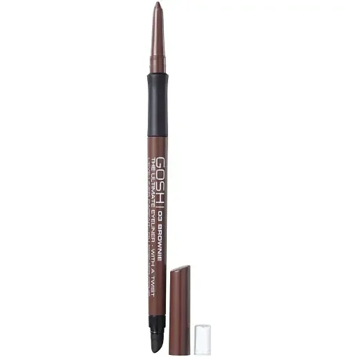 Олівець для очей Gosh Ultimate Eyeliner With A Twist відтінок 03 (Brownie) 0.4 г