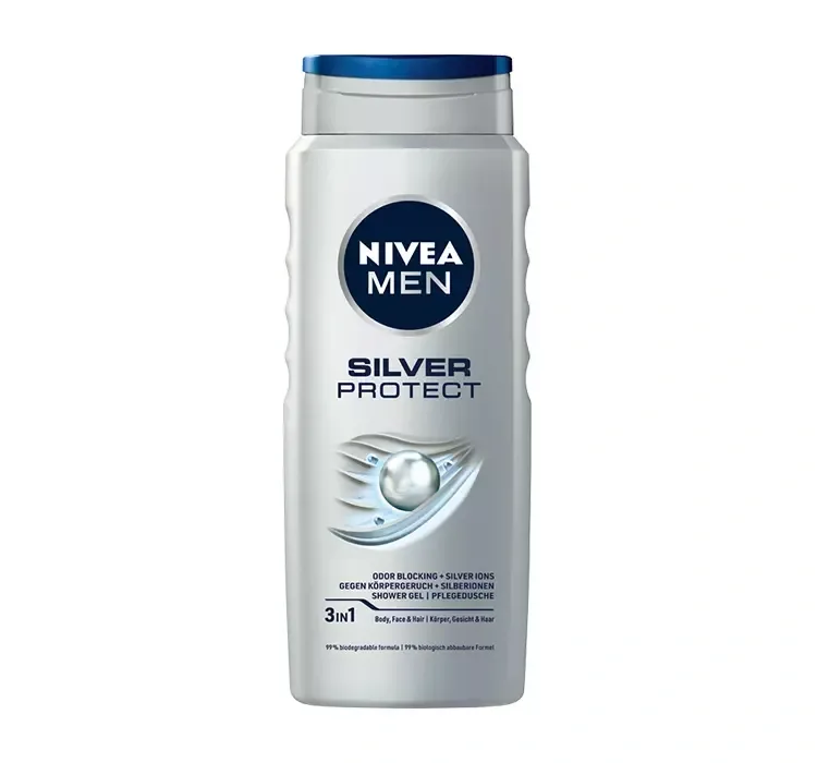 NIVEA MEN SILVER PROTECT ГЕЛЬ ДЛЯ ДУШУ 500МЛ