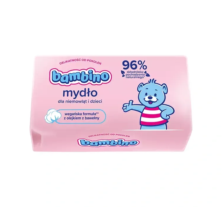 BAMBINO ДИТЯЧЕ ТВЕРДЕ МИЛО З ЛАНОЛІНОМ 90Г