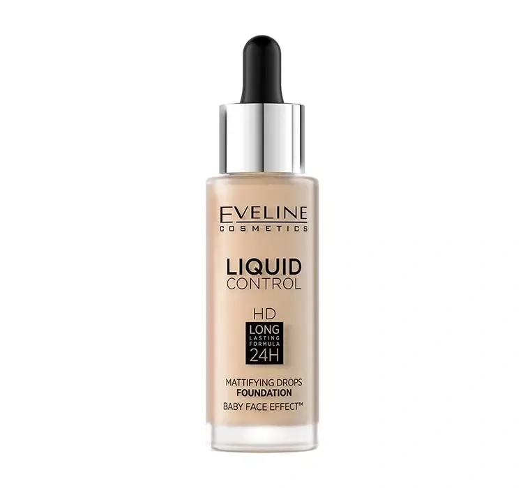 EVELINE LIQUID CONTROL ТОНАЛЬНА ОСНОВА 015 LIGHT VANILLA