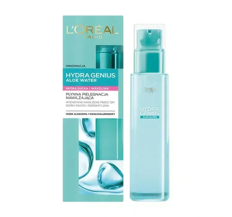 LOREAL HYDRA GENIUS ALOE ДОГЛЯД ДЛЯ СУХОЇ ТА ЧУТЛИВОЇ ШКІРИ 70МЛ