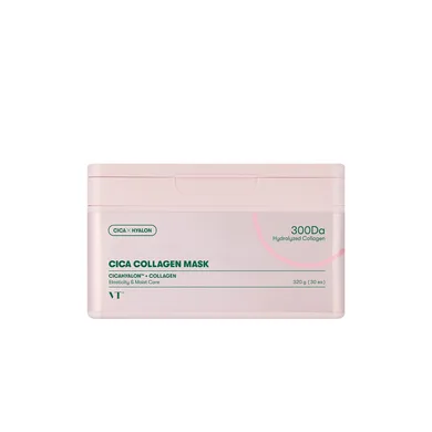 VT Cosmetics Cica Collagen Mask – набір тканинних масок з центеллою і колагеном 30 шт.