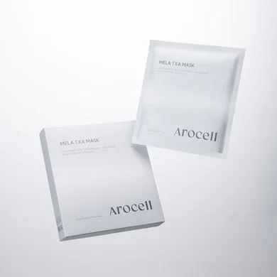 Arocell Mela TXA Mask – набір гідрогелевих масок з транексамовою кислотою, глутатіоном та арбутином 4 шт.