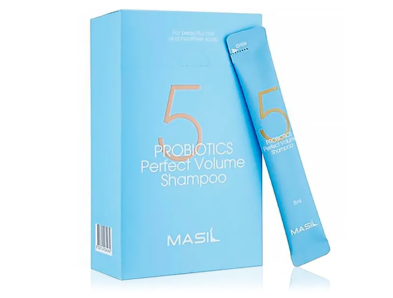 Шампунь для об'єму волосся з пробіотиками Masil 5 Probiotics Perfect Volume Shampoo, 20шт по 8мл