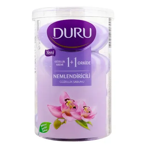 Мило Duru 1+1 Орхідея зі зволожуючим кремом, 400 г (4 шт. по 100 г)