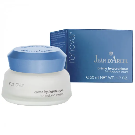 Зволожуючий гіалуроновий крем 24г Jean d'Arcel Renovar 24h Hyaluron Cream 50 мл