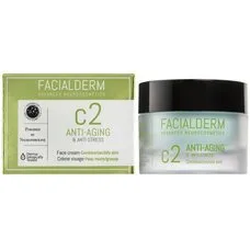 Крем Facialderm антивіковий зміцнення та антистрес для сухою та нормальної шкіри 50 мл