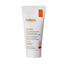Крем Ivatherm SUNLIGHT сонцезахисний зволожуючий SPF50+ 50мл