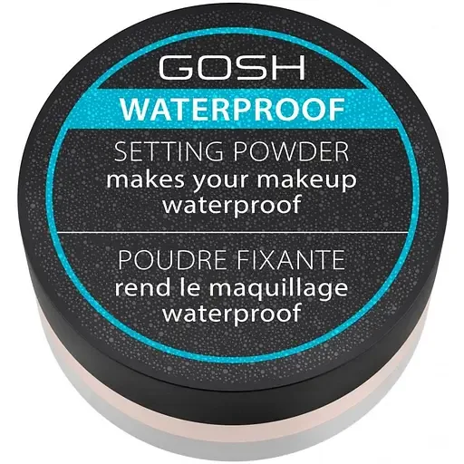 Пудра для обличчя Gosh Waterproof Setting Powder водостійка відтінок 01 (Transparent) 7 г