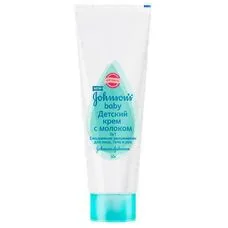 Крем Jonsons baby Дитячий 3-в-1 з молоком 50 г