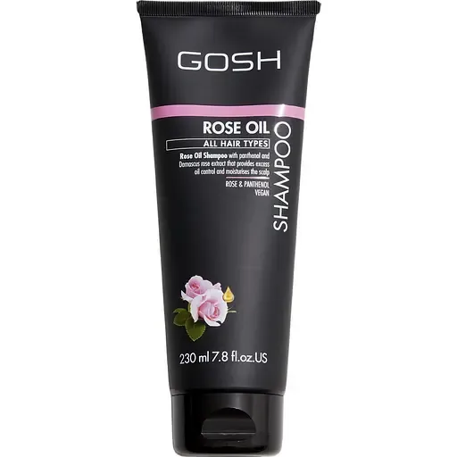 Шампунь Gosh Rose Oil з трояндовою олією, для всіх типів волосся