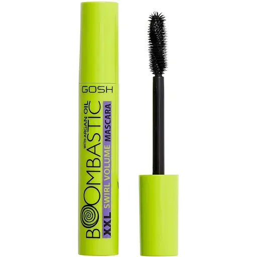 Туш для вій Gosh Boombastic XXL Swirl Volume Mascara, тон 002 (carbon black), 13 мл