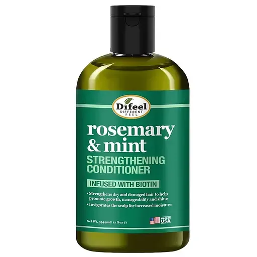 Кондиціонер для волосся Difeel Rosemary and Mint Hair Strengthening Conditioner with Biotin 355 мл