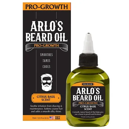 Олія для бороди Arlo's Pro-Growth Beard Oil Citrus Basil Scent 75 мл